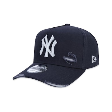 Boné New Era 9Forty A-Frame Mlb New York Yankees Destroyed - Strapback - Adulto