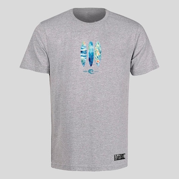 Camiseta Masculina Floral Surf Prime Wss