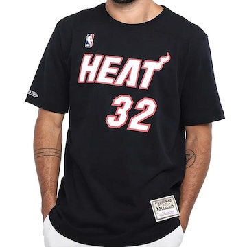 Camiseta Mitchell & Ness Miami Heat O''''Neal Masculina