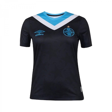 Camisa do Grêmio Oficial 3 2024 Umbro Feminina