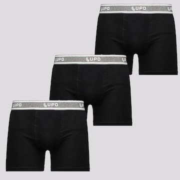 Cueca Boxer Lupo Basic Algodão com Elastano - 3 Unidades