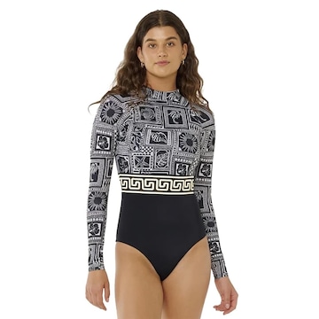 Maiô Rip Curl Mermaid Beach Upf Suit Black - Feminino