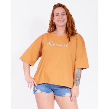 Camiseta Rip Curl La Quinta Script Logo - Feminina