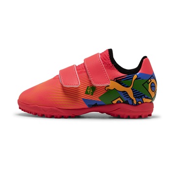 Chuteira Society Puma com Velcro Future 7 Play Neymar Jr Infantil