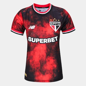 Camisa do São Paulo New Balance Comemorativa Spfc - Feminina