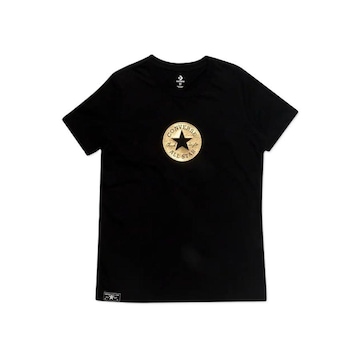 Camiseta Converse Patch Logo Glam - Feminina