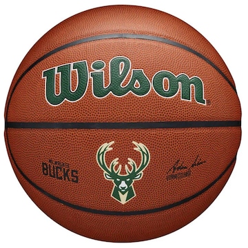 Bola de Basquete Wilson Nba Team Alliance Milwaukee Bucks #7