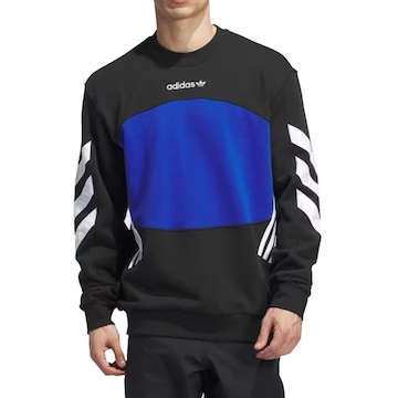 Blusão de Moletom adidas sem Capuz Premiere Crewneck - Masculino