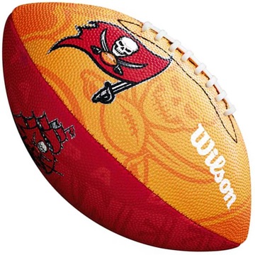 Bola de Futebol Americano Wilson Nfl Team Logo Jr Tb Buccanneers