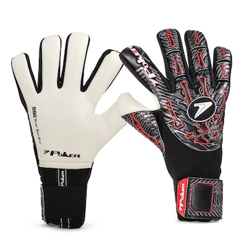 Luvas de Goleiro de Campo Poker Profissional Hug Flex 4 - Adulto