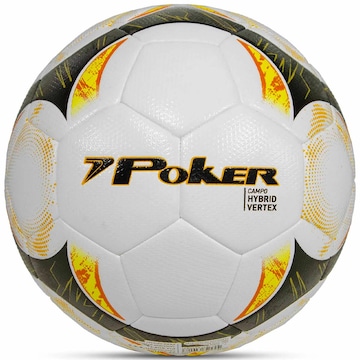 Bola Futebol de Campo Profissional 32 Gomos Hybrid Vertex Poker