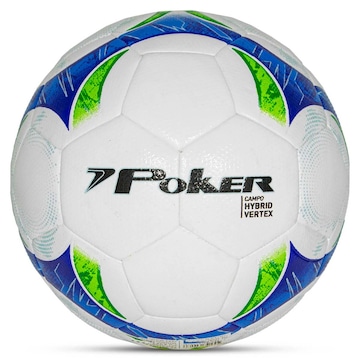 Bola Futebol de Campo Profissional 32 Gomos Hybrid Vertex Poker