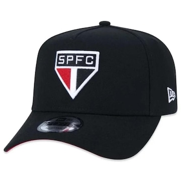 Boné Aba Curva do São Paulo New Era 940 A-Frame Fc - Snapback - Adulto