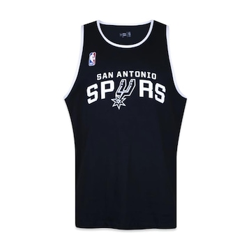 Camiseta Regata New Era Nba San Antonio Spurs Core Nba Masculina