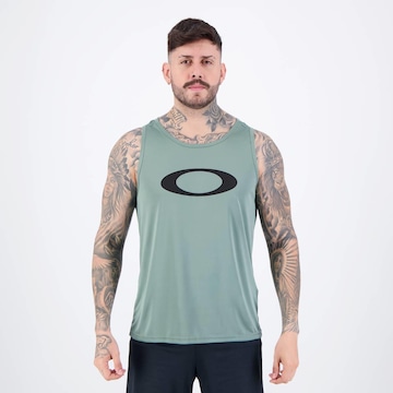 Camiseta Regata Oakley Logo Tank III Verde