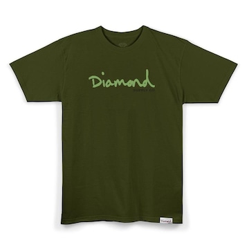 Camiseta Diamond Og Script Tee - Masculina