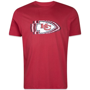 Camiseta New Era Regular Nfl Kansas City Chiefs World Of Logos - Masculino