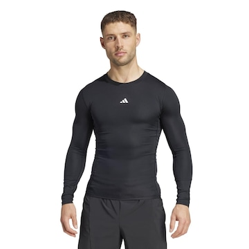 Camiseta Manga Longa adidas Techfit Compression - Masculina