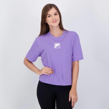 Camiseta Fila White F-Box - Feminina