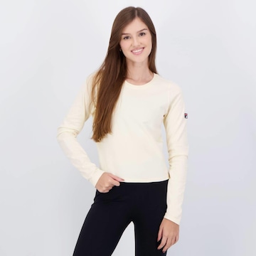 Blusa Cropped Fila F-Box Manga Longa Feminina