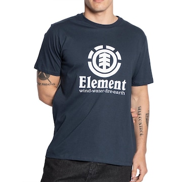 Camiseta Element Vertical Color - Masculina