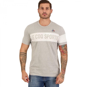 Camiseta Le Coq Sportif N 2 Gris Clair Masculina