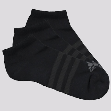 Kit Meiass adidas Logo Cano Baixo 3 Pares Adulto