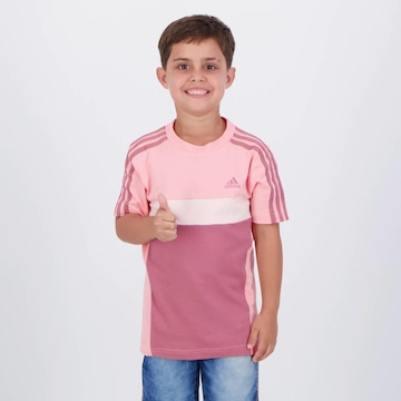 Camiseta adidas 3S Recortes - Infantil