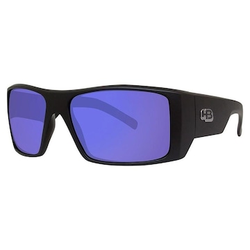 Óculos de Sol Hb Rocker 2.0 Matte Black Blue Chrome - Masculino