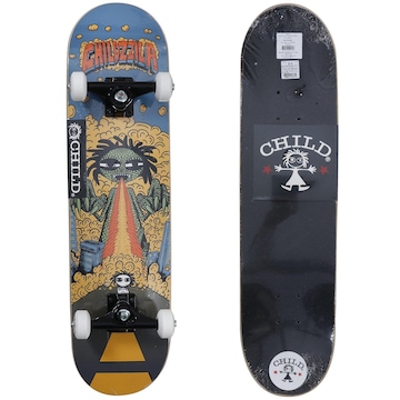 Skate Montado Child Serie Childzzila Iniciante Tamanho 8.0