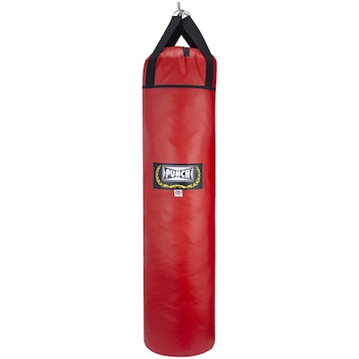 Saco de Pancada em Couro Punch - 120cm (Saco enviado cheio) - Foto 1