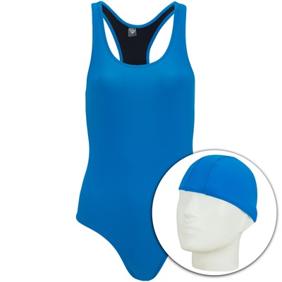 Maiô para Natação com Touca Oxer Medley - Adulto - Foto 1