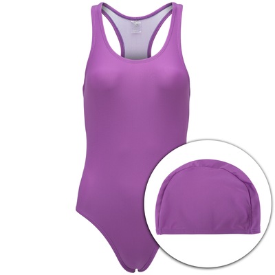 Maiô para Natação com Touca Oxer Medley - Adulto - Foto 1
