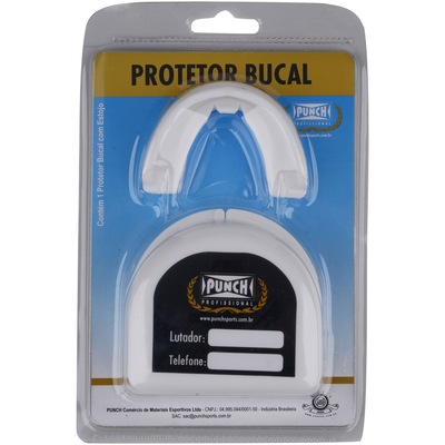 Protetor Bucal Punch Simples Profissional com Estojo - Foto 1