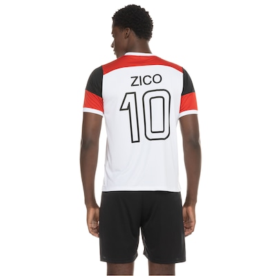 Camiseta Braziline Flamengo nº 10 - Masculina - Foto 3