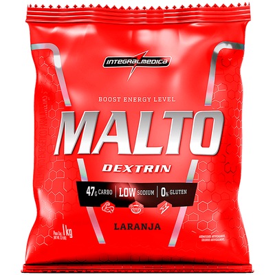 Maltodextrin Integralmédica - Laranja - 1Kg - Foto 1