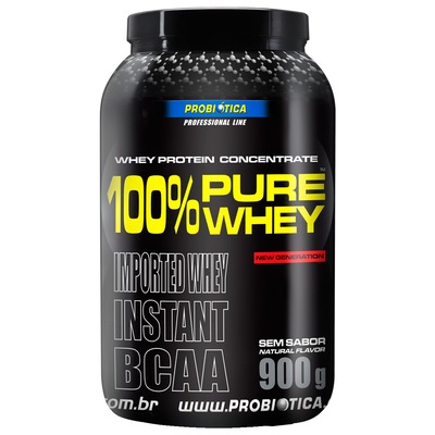 100% Pure Whey Protein Probiotica - 900g - Sem Sabor - Foto 1