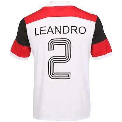 Camiseta Braziline Flamengo Retro Leandro - Masculina - Foto 2
