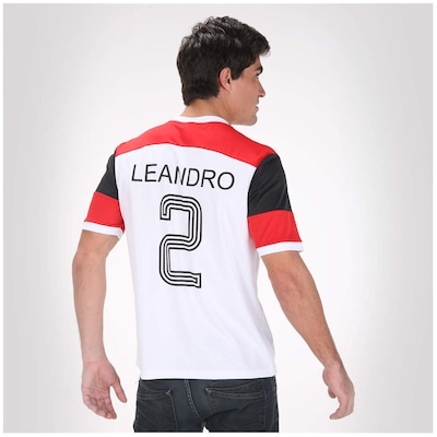 Camiseta Braziline Flamengo Retro Leandro - Masculina - Foto 6