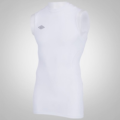 Camisa Regata de Compressão Umbro Crew - Masculina - Foto 3