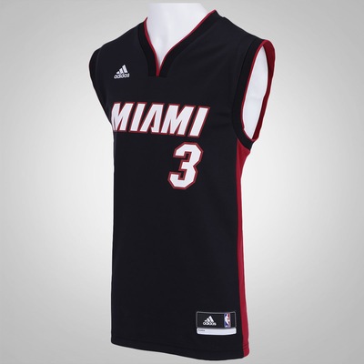 Camiseta Regata adidas NBA Miami Heat Road Wade - Masculina - Foto 3