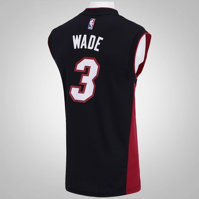 Camiseta Regata adidas NBA Miami Heat Road Wade - Masculina - Foto 4