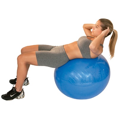 Bola de Pilates Suiça Acte Sports com Bomba de Ar - 65cm - Foto 4