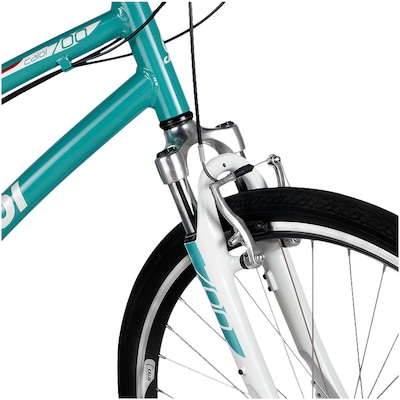 Bicicleta Caloi 700 - Aro 700 - Freio V-Brake - Câmbio Traseiro Shimano - 21 Marchas - Feminina - Foto 4