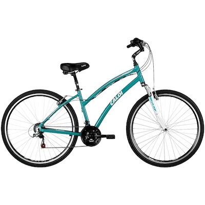 Bicicleta Caloi 700 - Aro 700 - Freio V-Brake - Câmbio Traseiro Shimano - 21 Marchas - Feminina - Foto 1