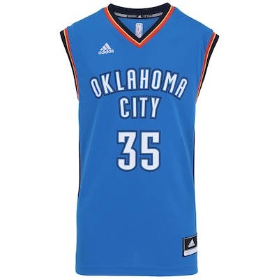 Camiseta Regata adidas NBA Thunder Road Durant - Masculina - Foto 1