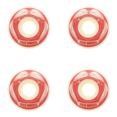 Rodas de Skate Solo Decks Red Wheels - 52mm - 4 Unidades - Foto 1