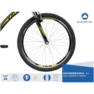 Bicicleta Caloi Andes - Aro 26 - Freio V-Brake - 21 Marchas - Foto 5