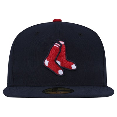 Boné Aba Reta New Era Boston Red Sox MLB - Fechado - Adulto - Foto 1