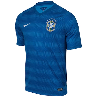 Camisa  do Brasil Azul Nike Torcedor 2014 s/n°- Masculina - Foto 5